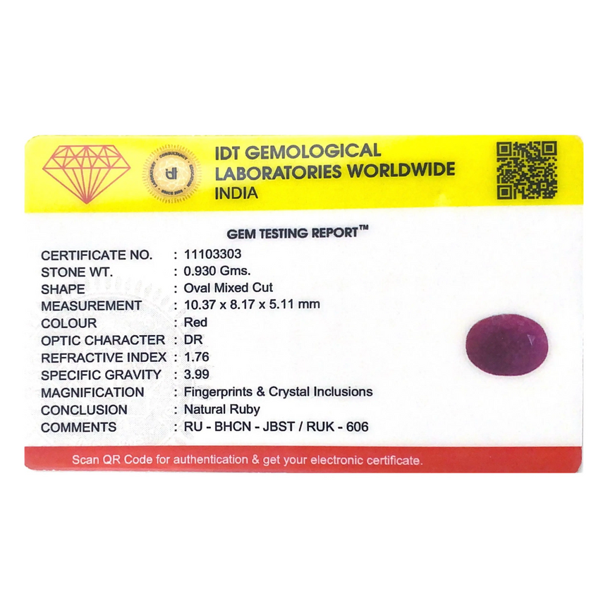 African Ruby - 4.65 Carat