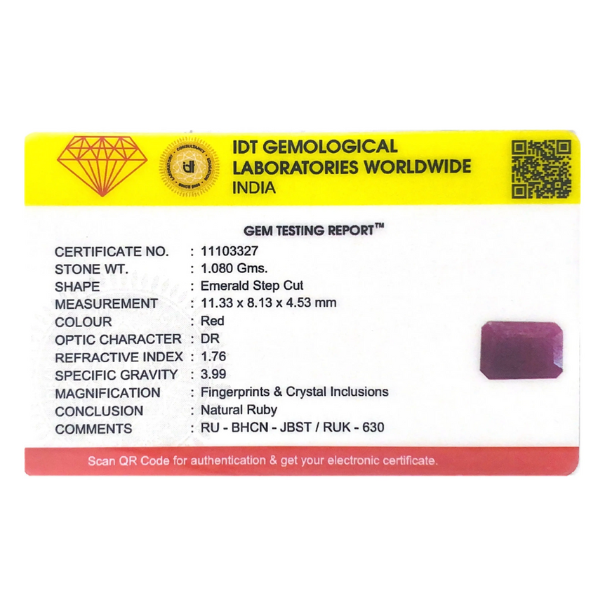 African Ruby - 5.4 Carat