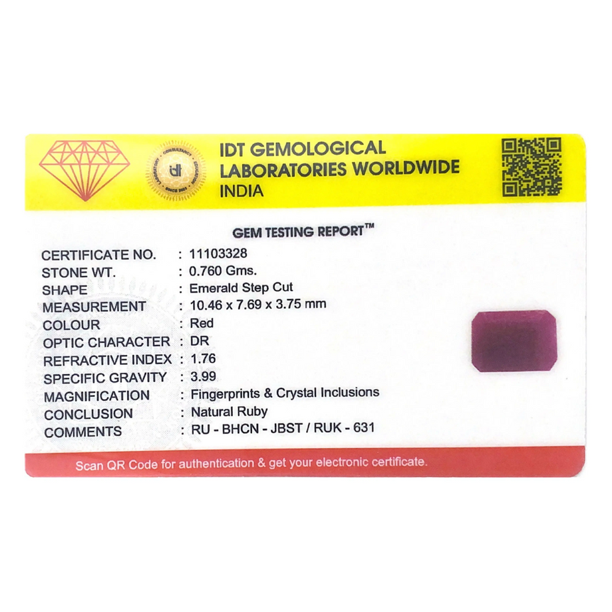 African Ruby - 3.8 Carat