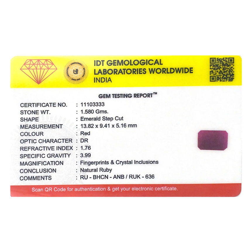 African Ruby - 7.9 Carat