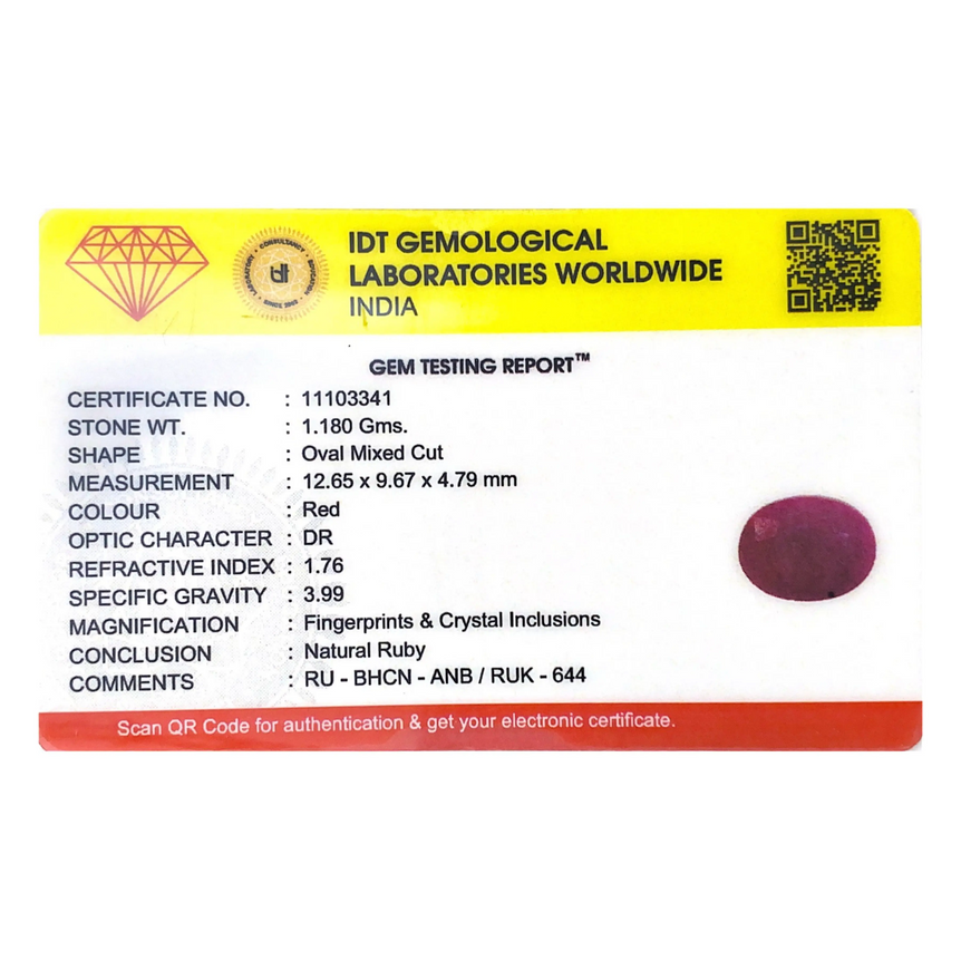 African Ruby - 5.9 Carat