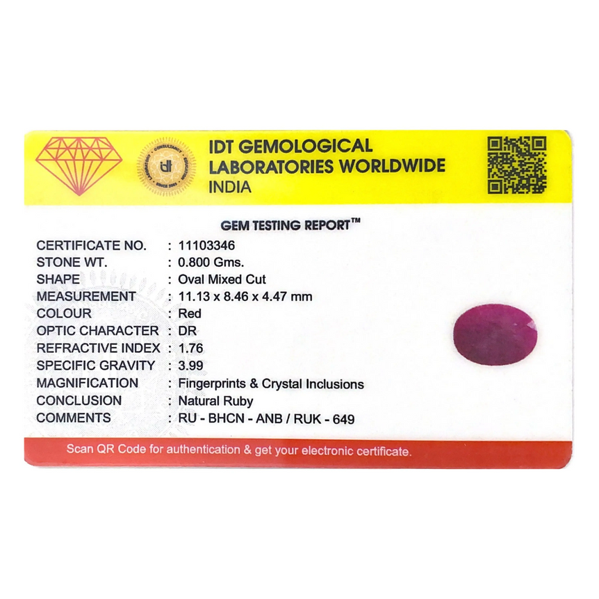 African Ruby - 4 Carat