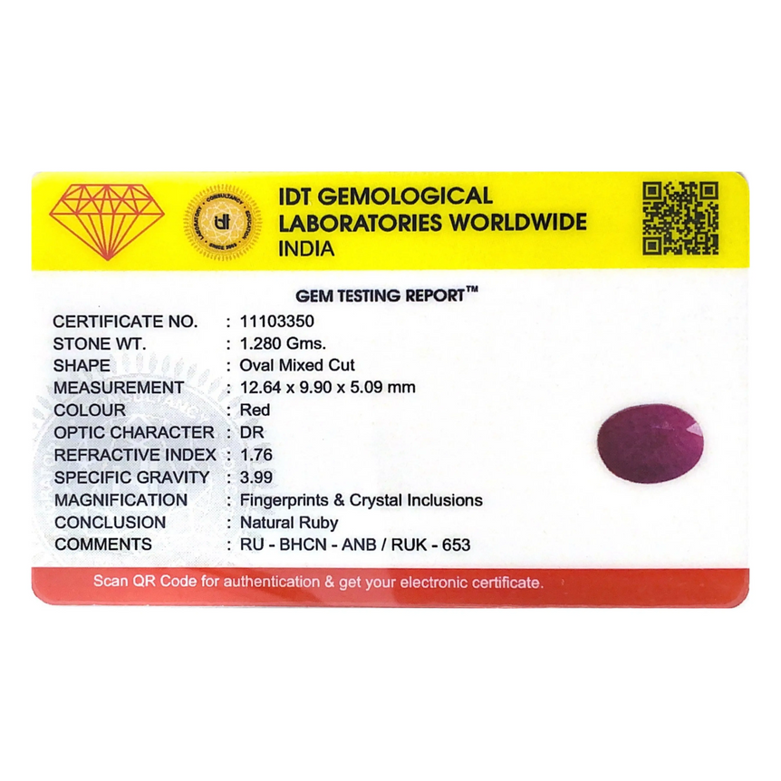 African Ruby - 6.4 Carat