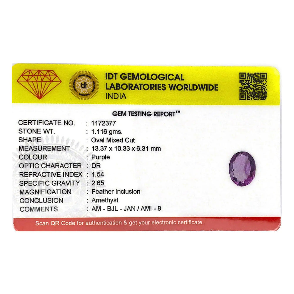 Amethyst - 5.58 Carat - Pramogh