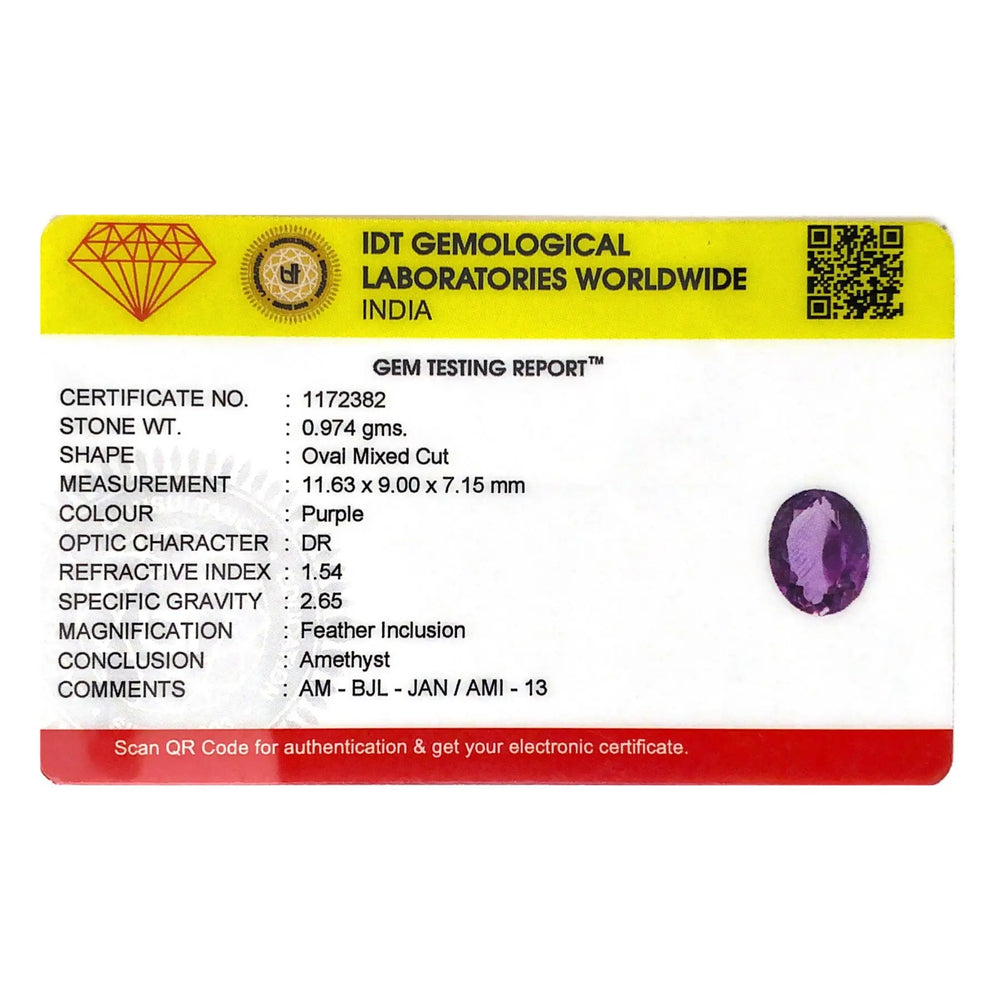 Amethyst - 4.87 Carat - Pramogh