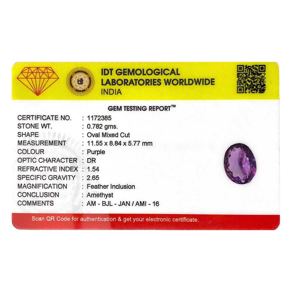 Amethyst - 3.91 Carat - Pramogh