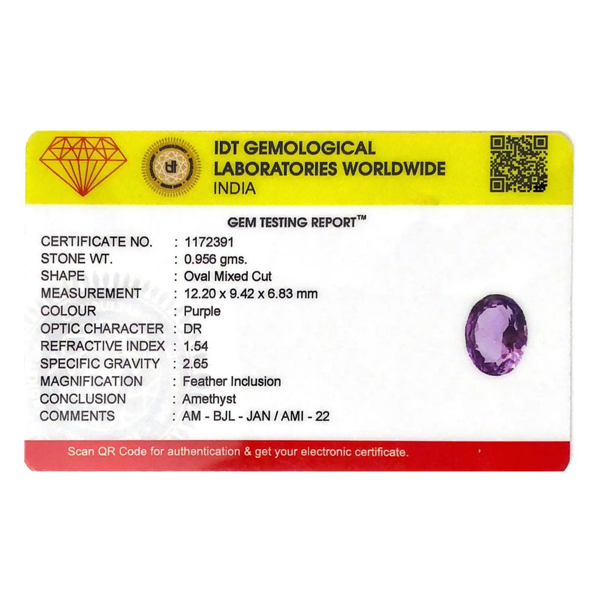 Amethyst - 4.78 Carat - Pramogh