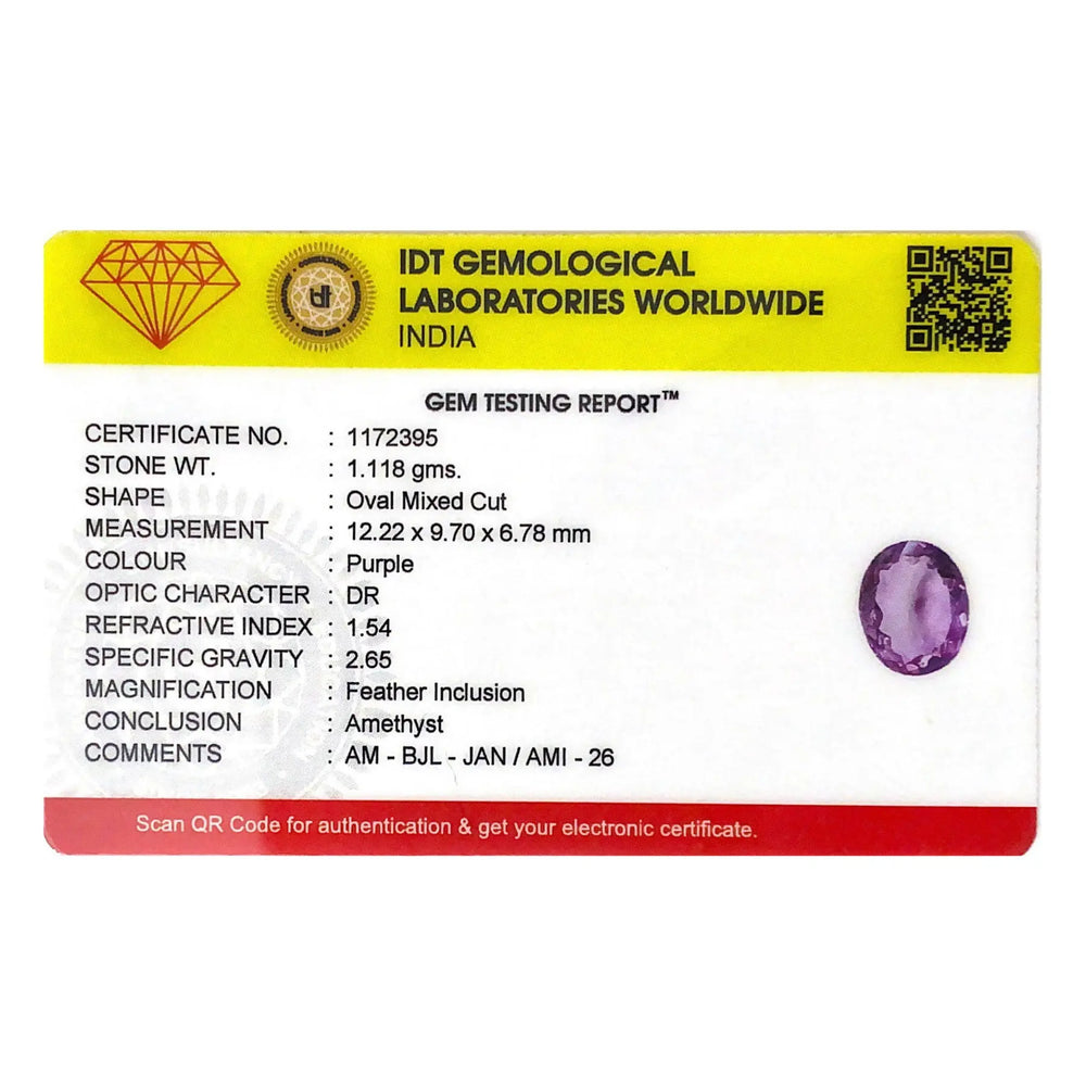 Amethyst - 5.59 Carat - Pramogh