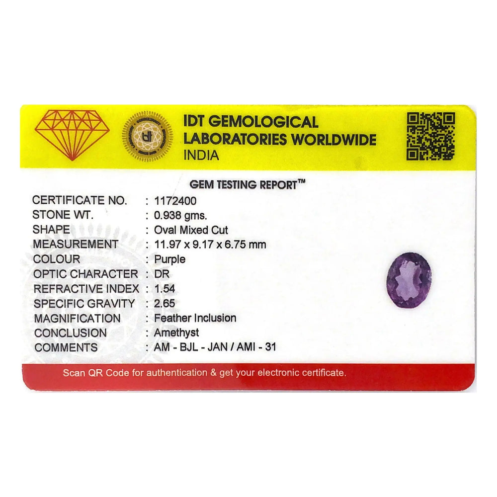 Amethyst - 4.69 Carat - Pramogh
