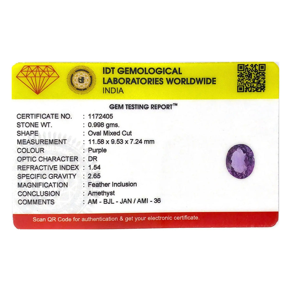 Amethyst - 4.99 Carat - Pramogh
