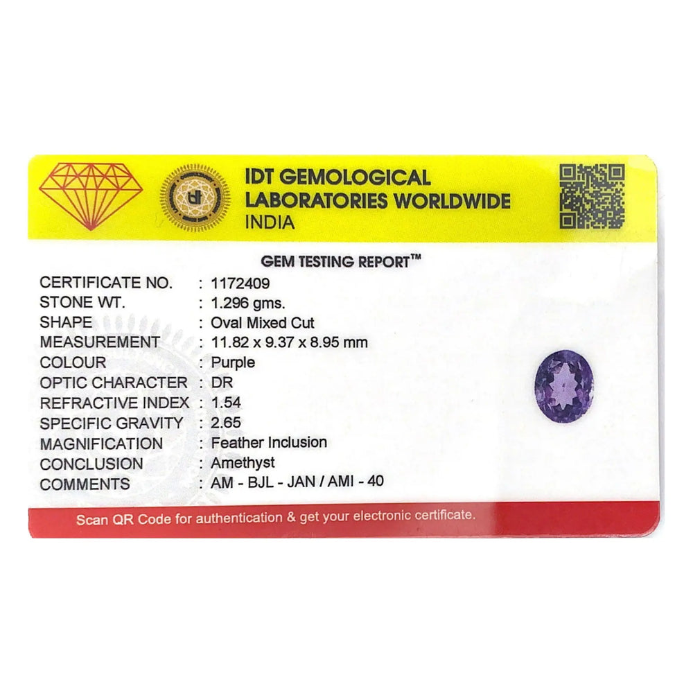 Amethyst - 6.48 Carat - Pramogh