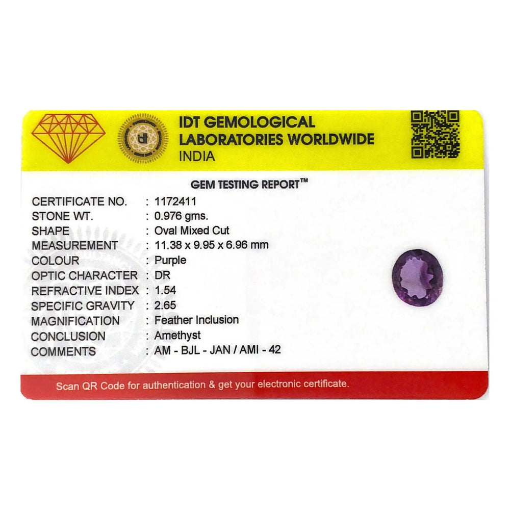 Amethyst - 4.88 Carat - Pramogh