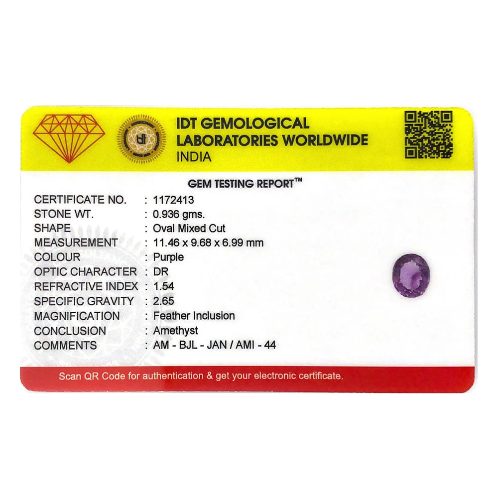 Amethyst - 4.68 Carat - Pramogh