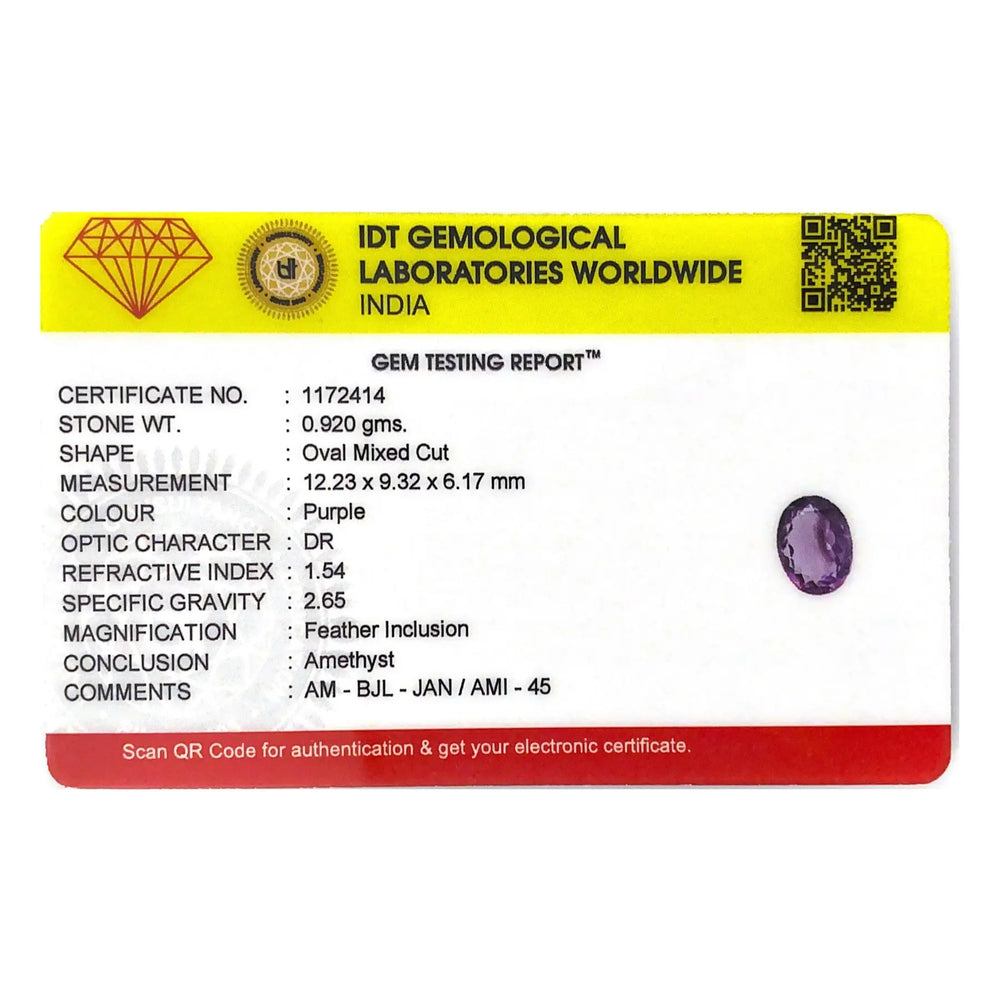 Amethyst - 4.6 Carat - Pramogh