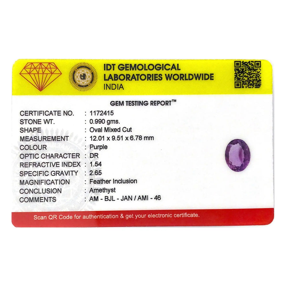 Amethyst - 4.95 Carat - Pramogh