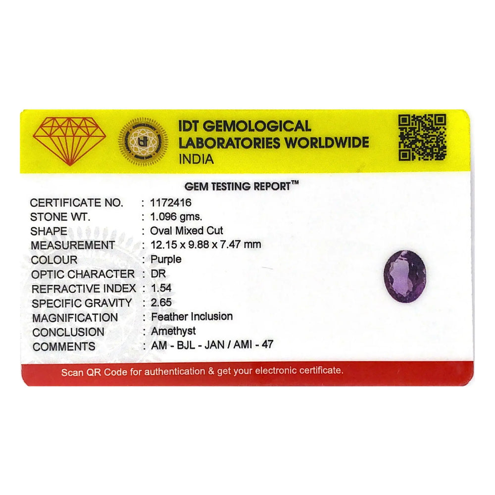 Amethyst - 5.48 Carat - Pramogh