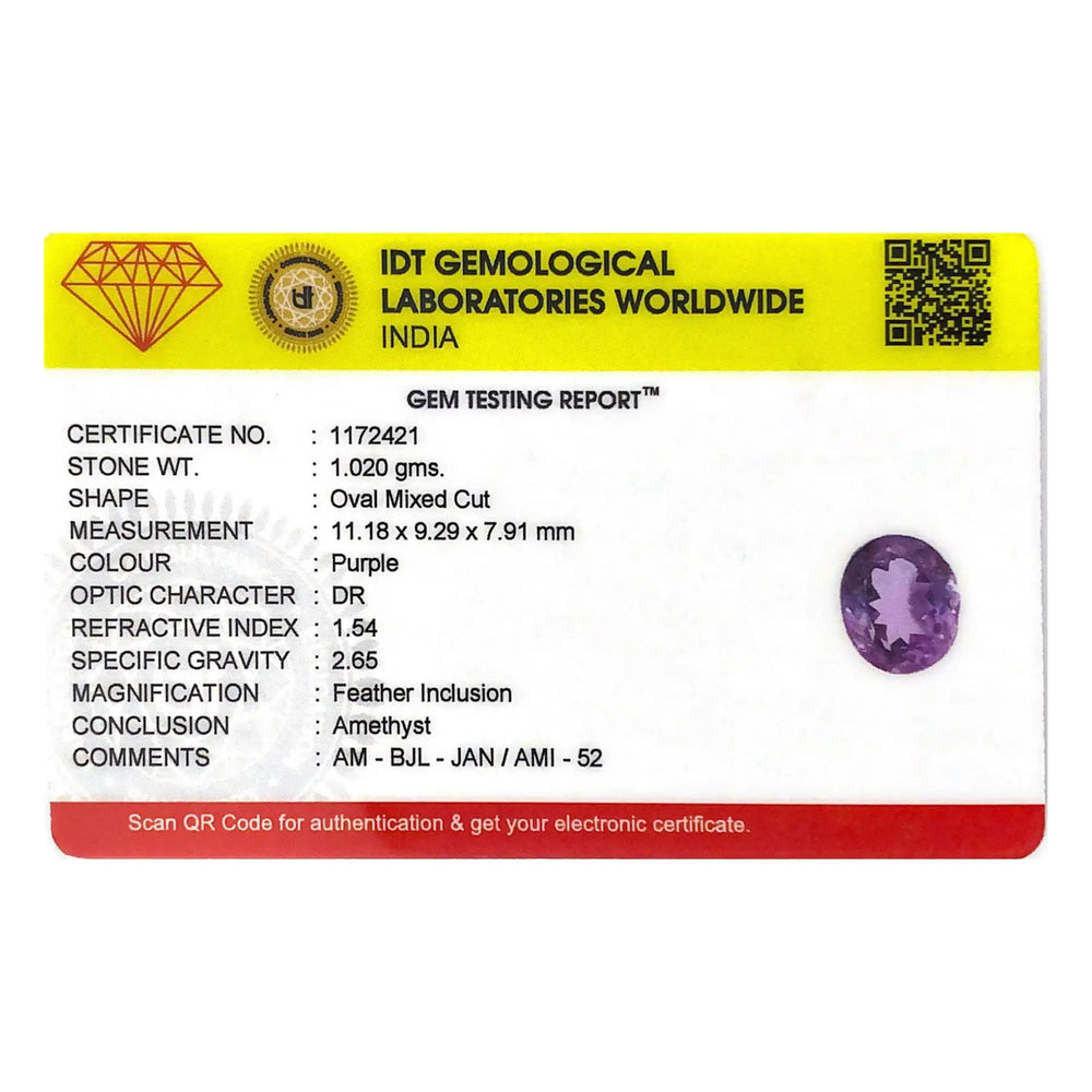 Amethyst - 5.1 Carat - Pramogh