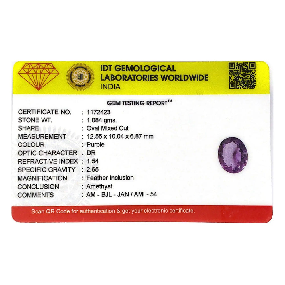 Amethyst - 5.42 Carat - Pramogh