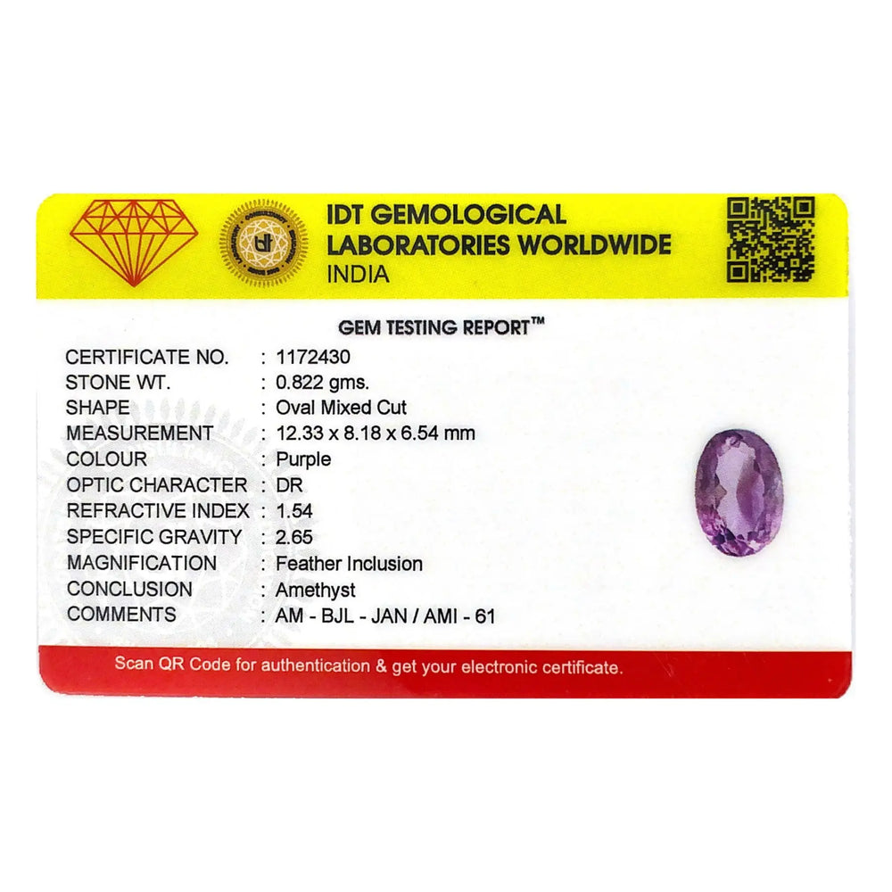 Amethyst - 4.11 Carat - Pramogh
