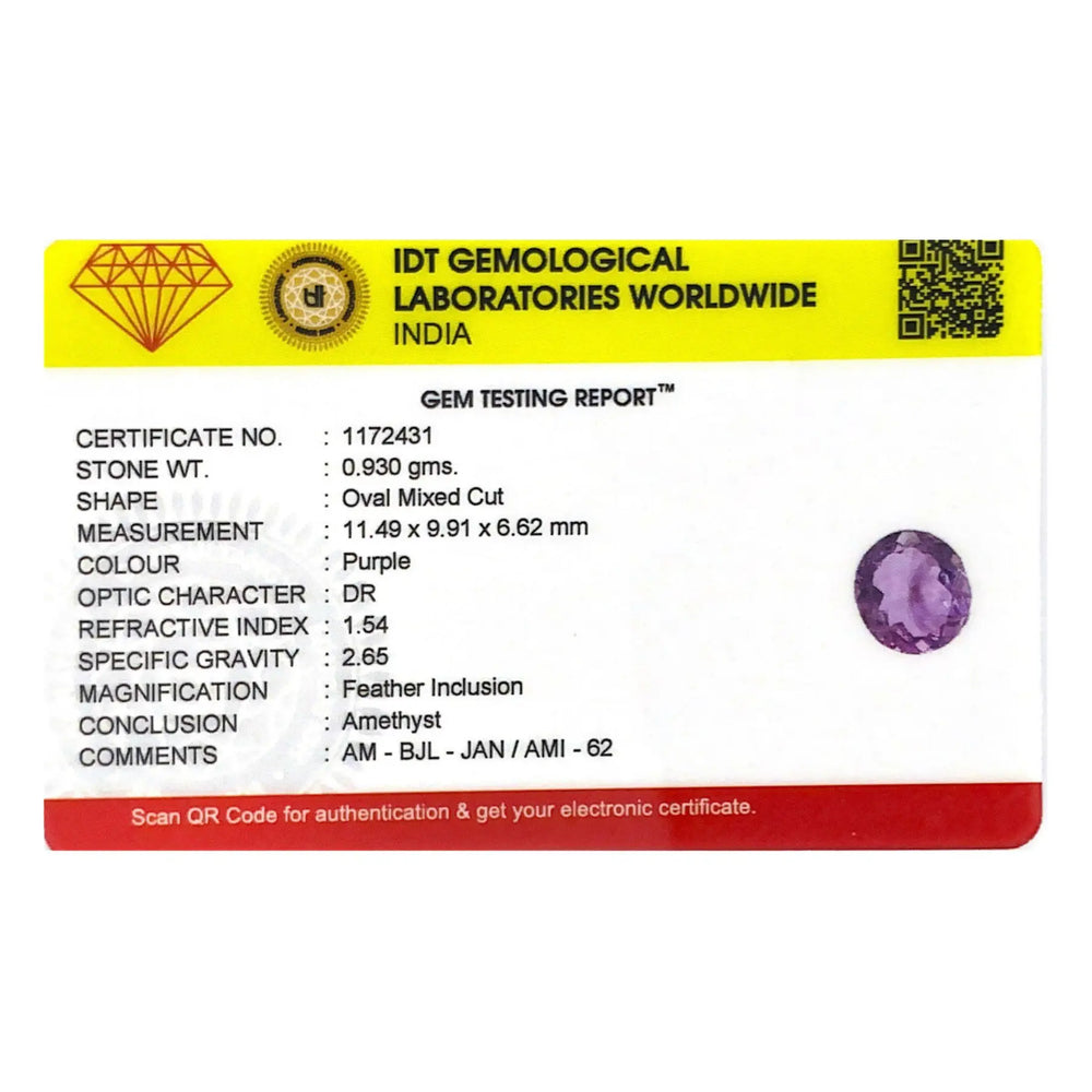 Amethyst - 4.65 Carat - Pramogh