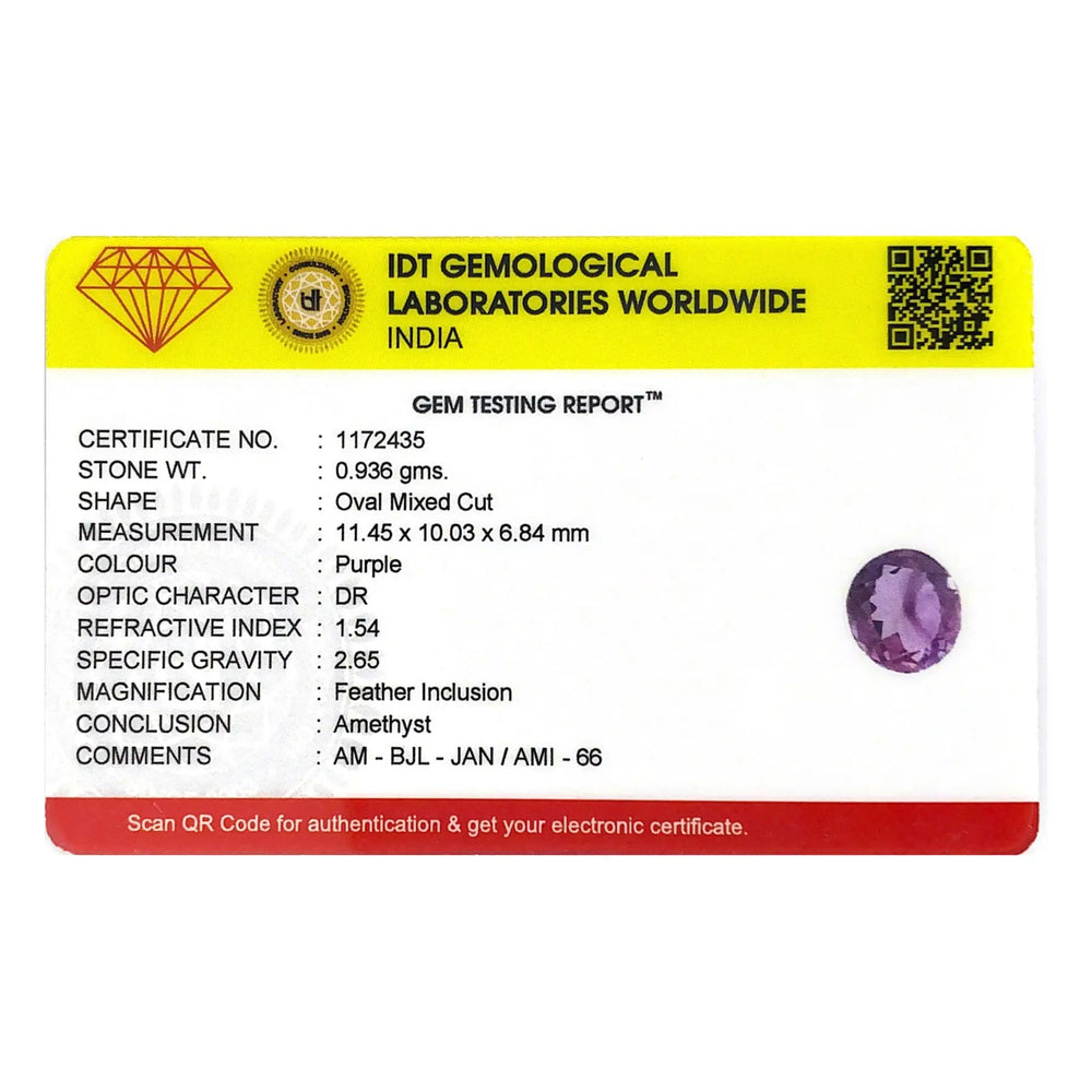 Amethyst - 4.68 Carat - Pramogh