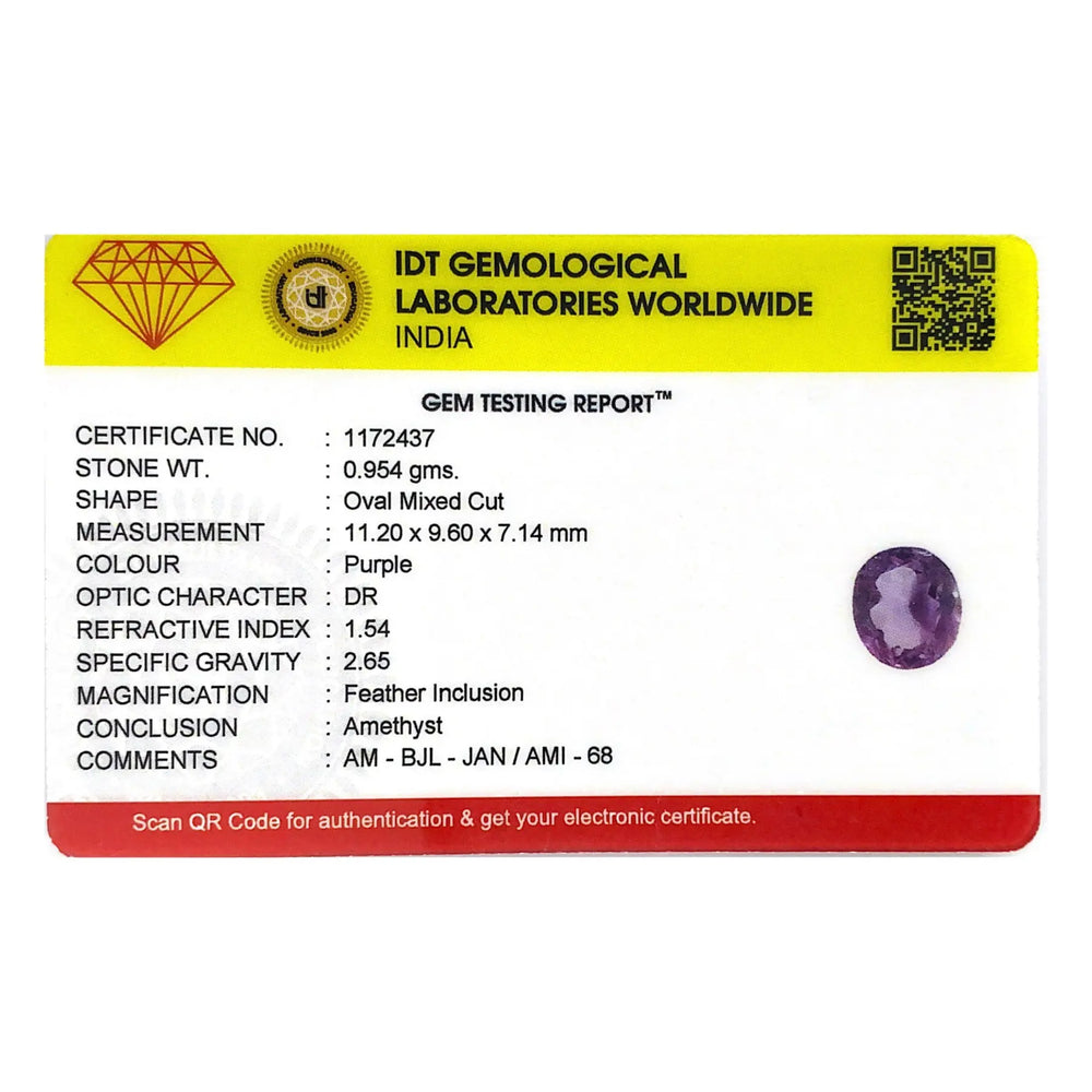 Amethyst - 4.77 Carat - Pramogh