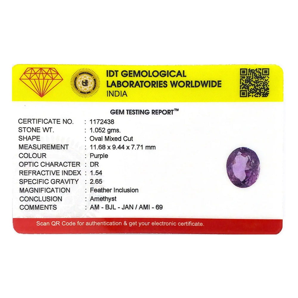 Amethyst - 5.26 Carat - Pramogh
