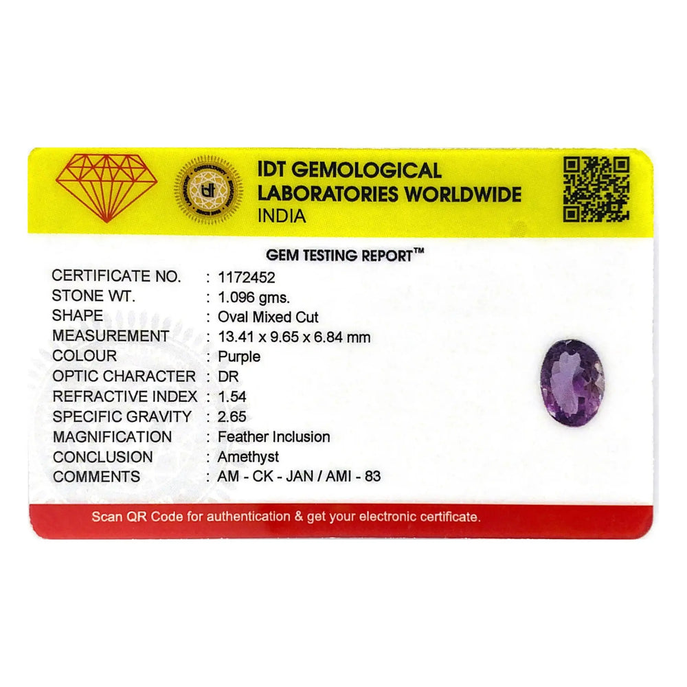 Amethyst - 5.48 Carat - Pramogh