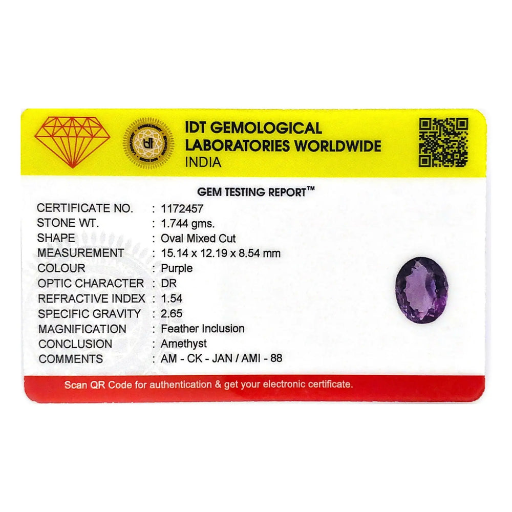 Amethyst - 8.72 Carat - Pramogh