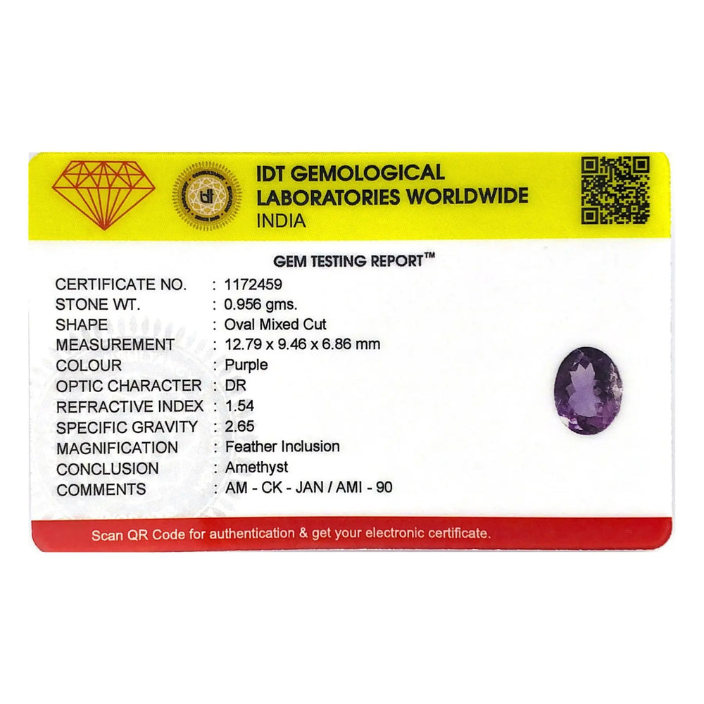 Amethyst - 4.78 Carat - Pramogh