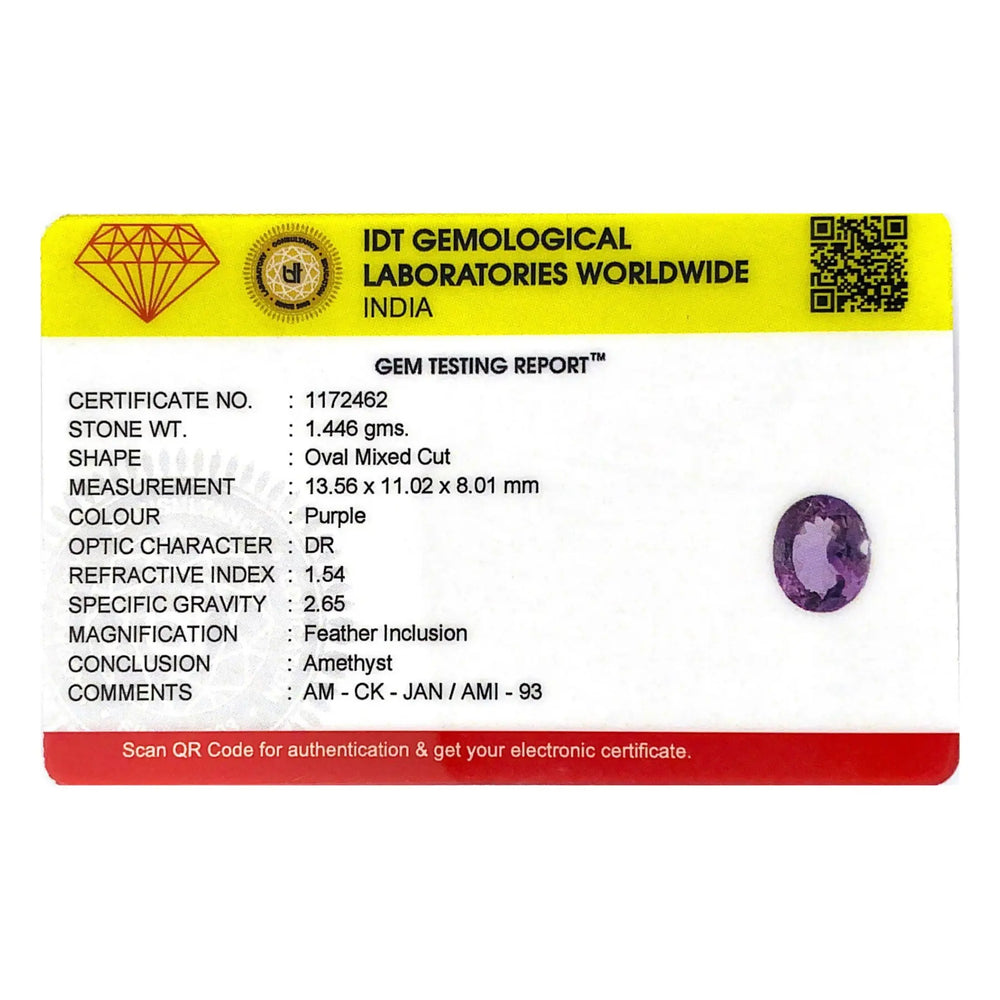Amethyst - 7.23 Carat - Pramogh