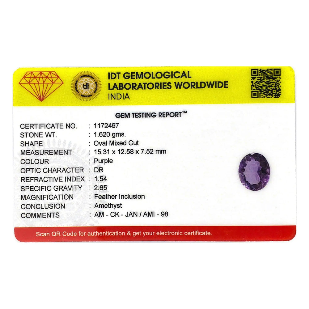 Amethyst - 8.1 Carat - Pramogh