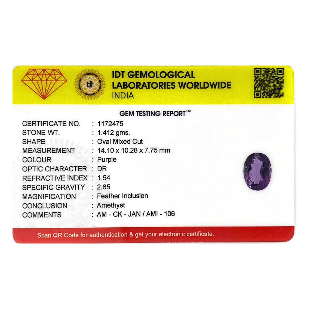 Amethyst - 7.06 Carat - Pramogh