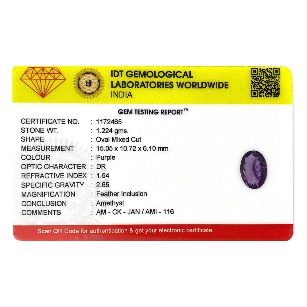 Amethyst - 6.12 Carat - Pramogh