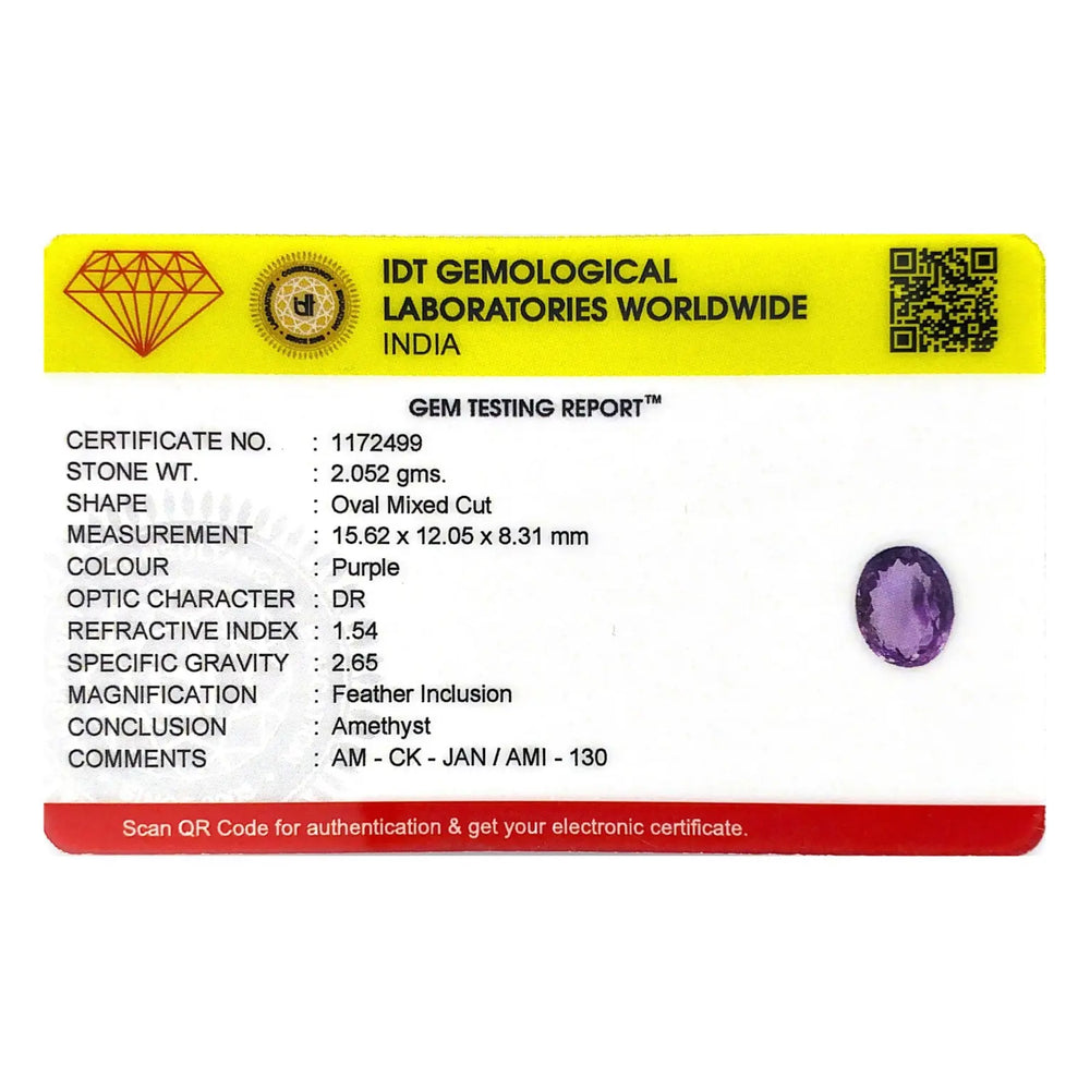 Amethyst - 10.26 Carat - Pramogh