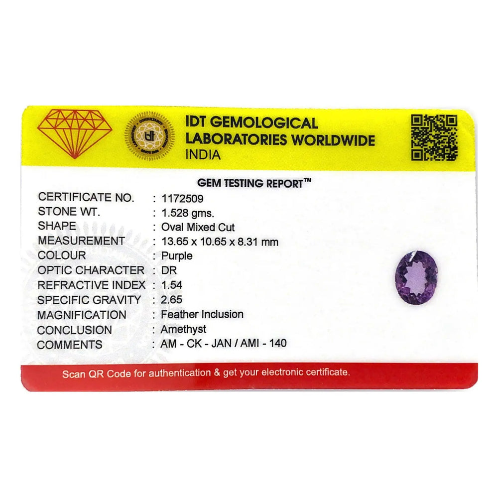 Amethyst - 7.64 Carat - Pramogh