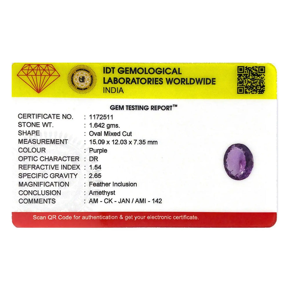 Amethyst - 8.21 Carat - Pramogh