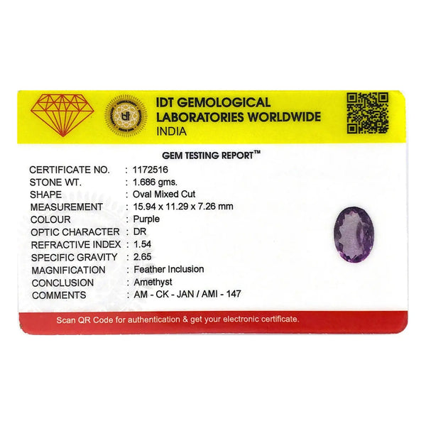 Amethyst - 8.43 Carat - Pramogh