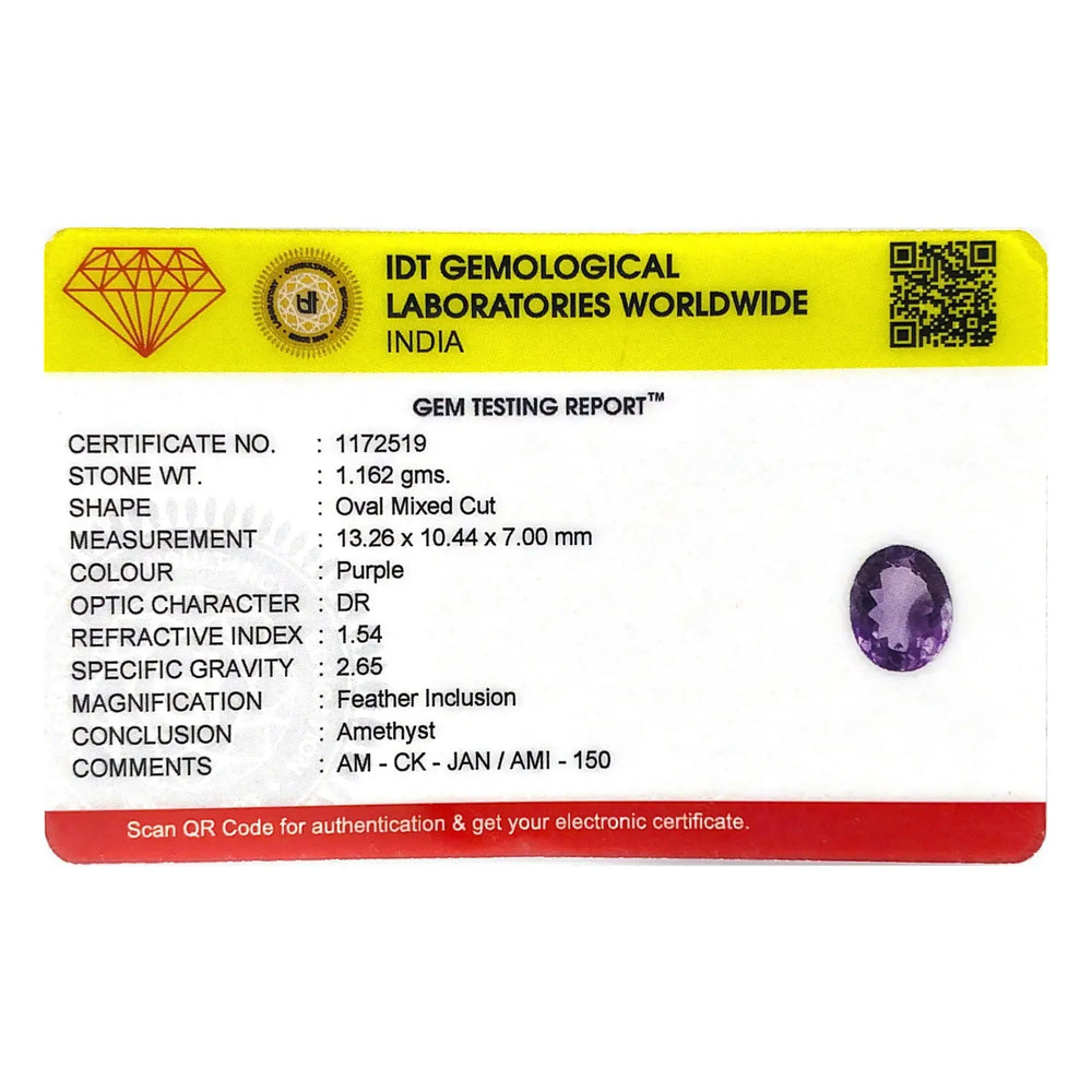 Amethyst - 5.81 Carat - Pramogh