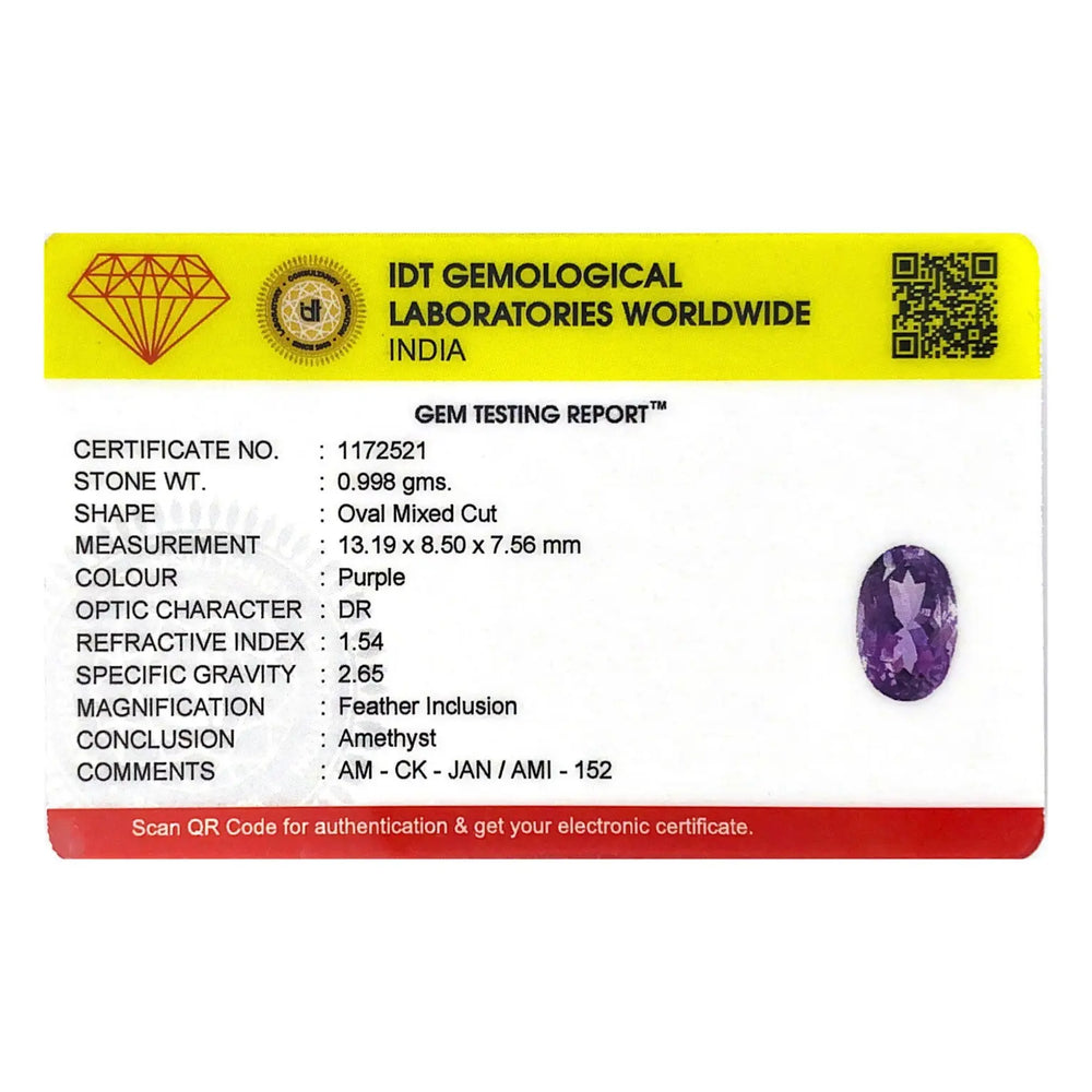 Amethyst - 4.99 Carat - Pramogh