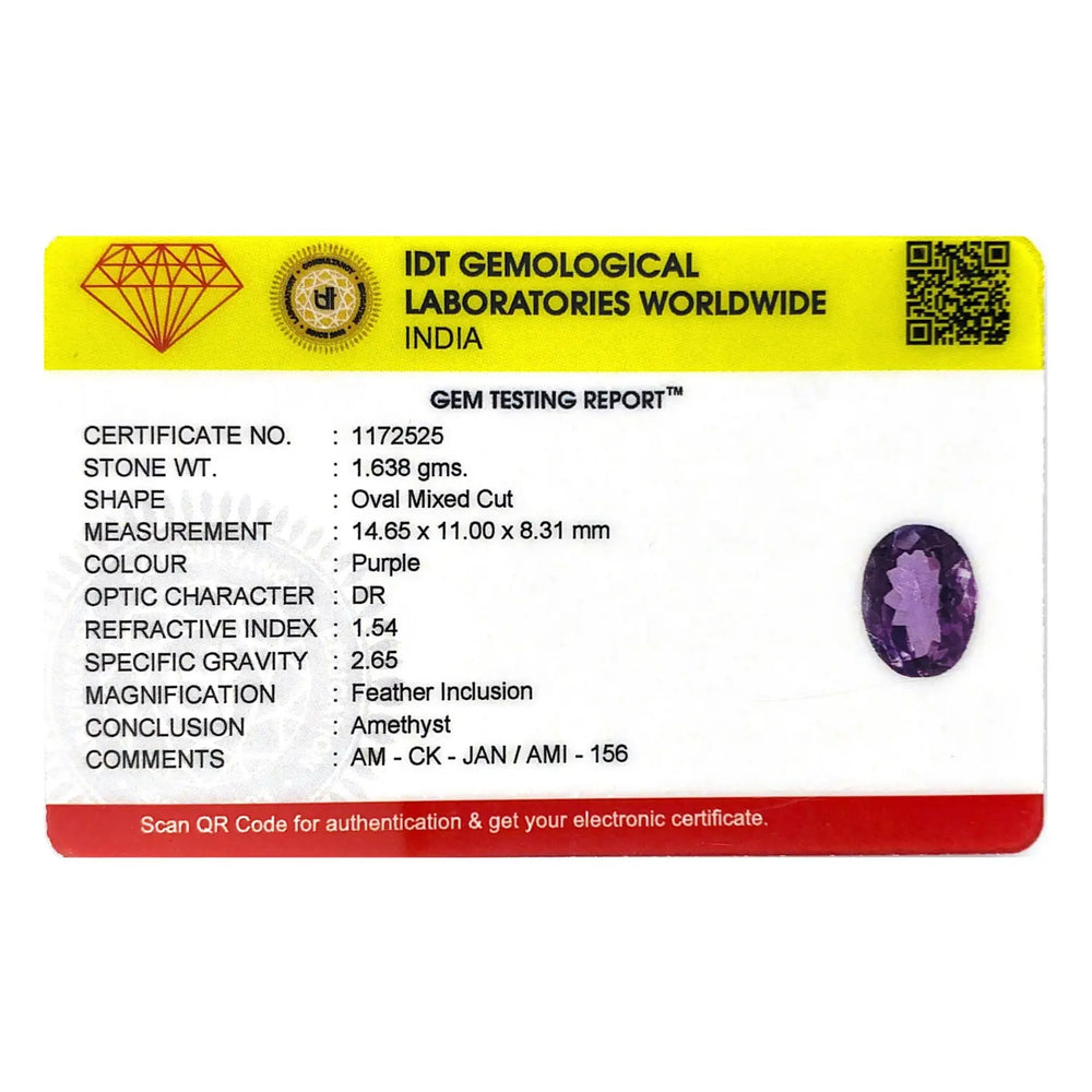 Amethyst - 8.19 Carat - Pramogh