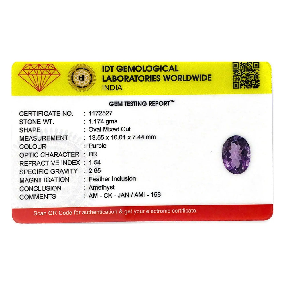 Amethyst - 5.87 Carat - Pramogh