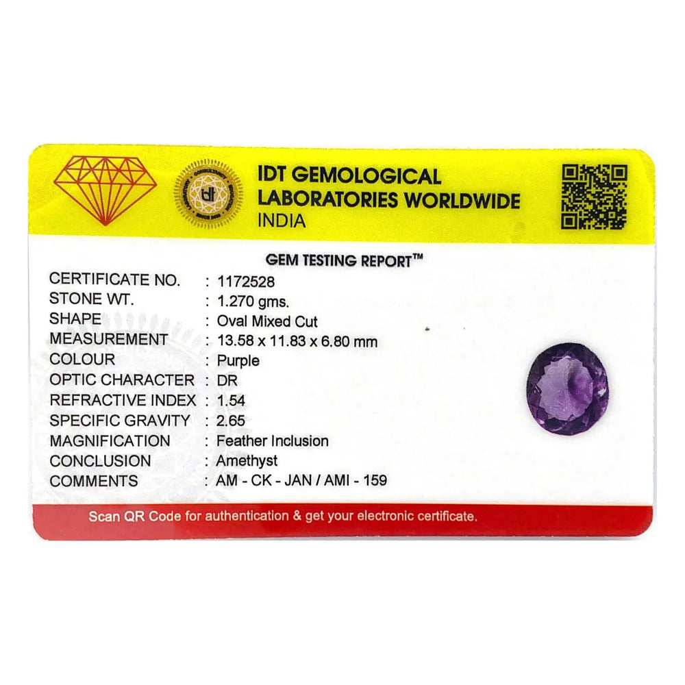 Amethyst - 6.35 Carat - Pramogh