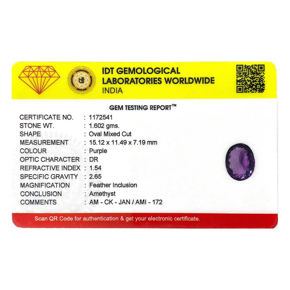 Amethyst - 8.01 Carat - Pramogh