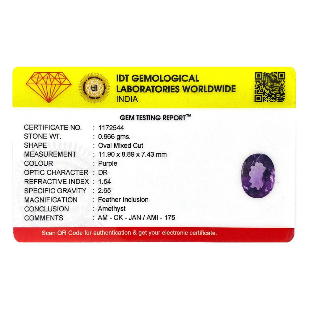 Amethyst - 4.83 Carat - Pramogh