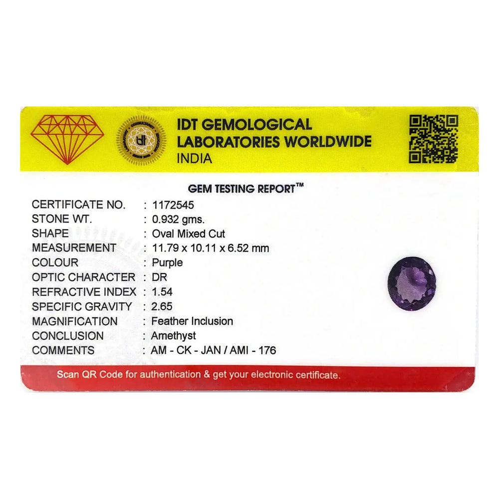 Amethyst - 4.66 Carat - Pramogh