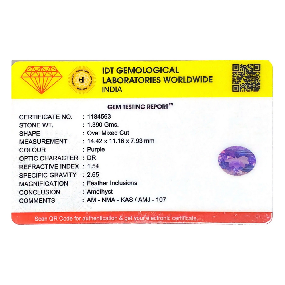 Amethyst - 6.95 Carat - Pramogh