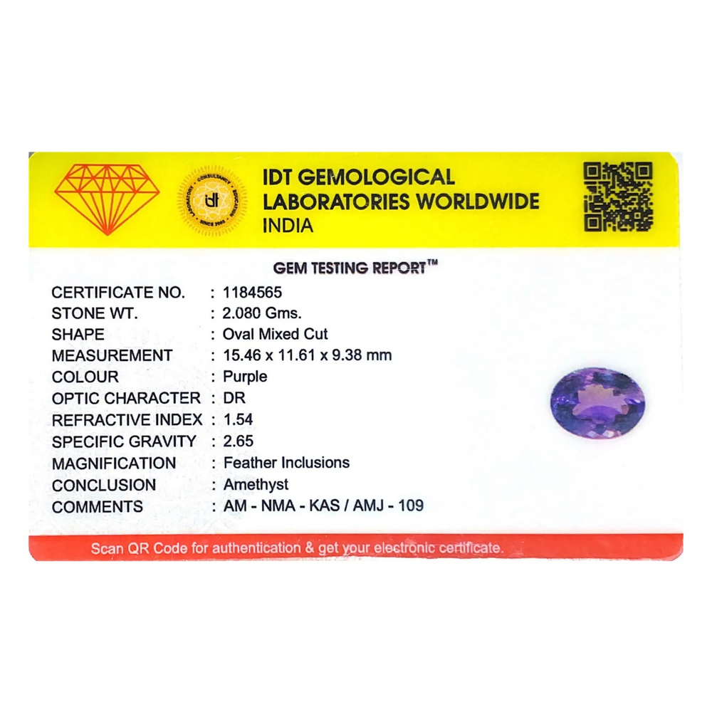Amethyst - 10.4 Carat - Pramogh