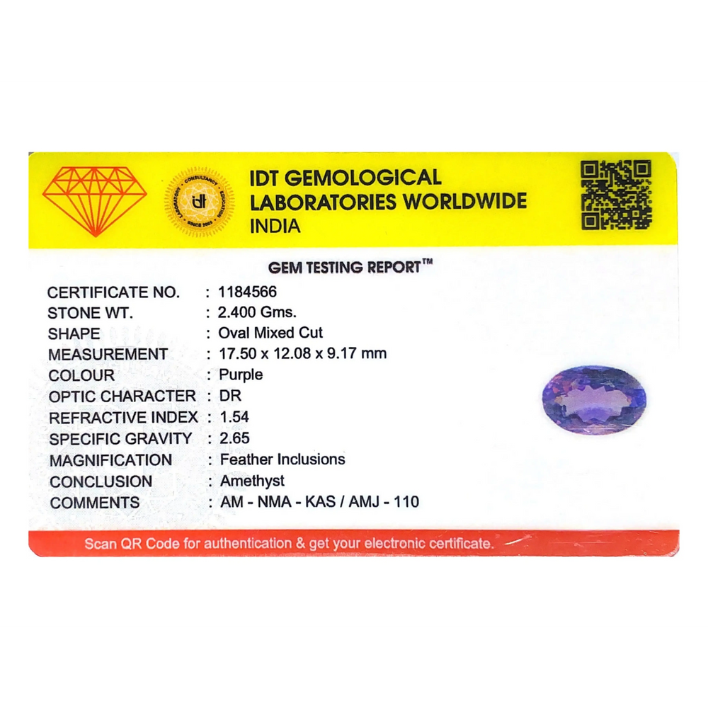 Amethyst - 12 Carat - Pramogh