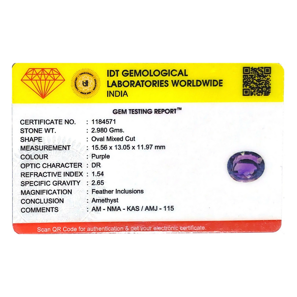 Amethyst - 14.9 Carat - Pramogh